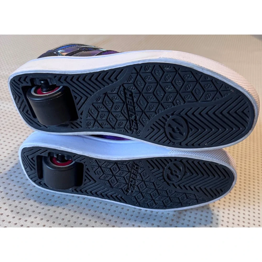 Heelys Pro 20 Galaxy Nebula Skate Shoes Purple Blue Black Kids Youth Size 13C